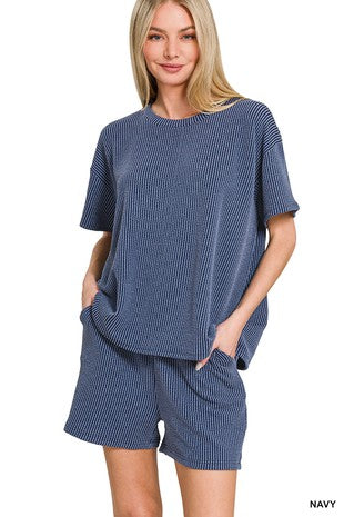 Carly ribbed set