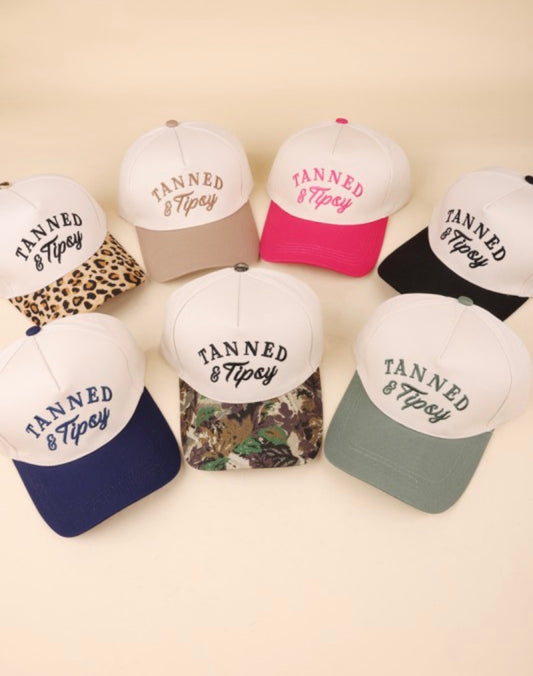 Tanned and tipsy cap