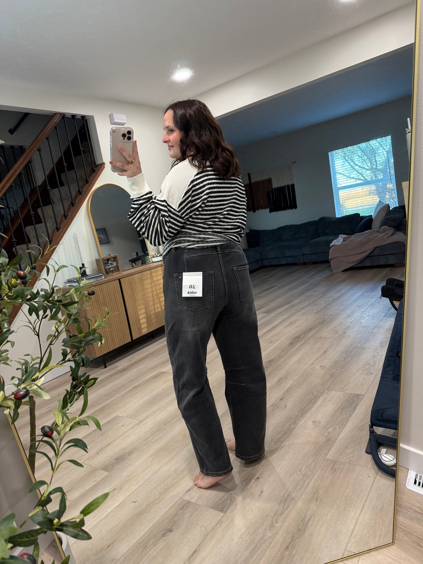 Tallulah oversized stripe long sleeve