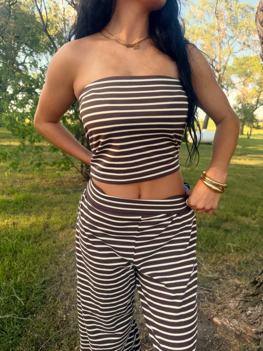 Hannah striped set