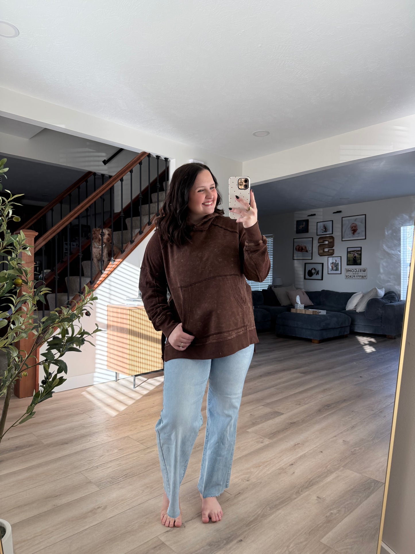 Side slit Sweatshirt