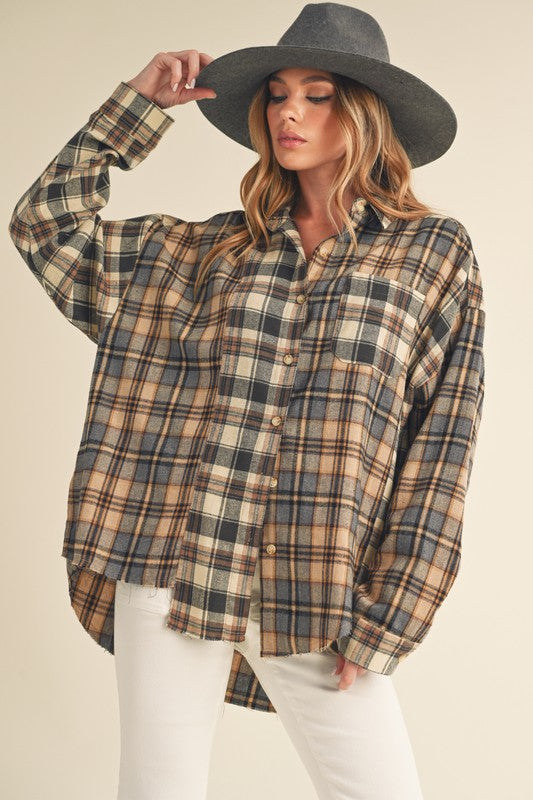 Meadow Flannel Button Down- PREORDER