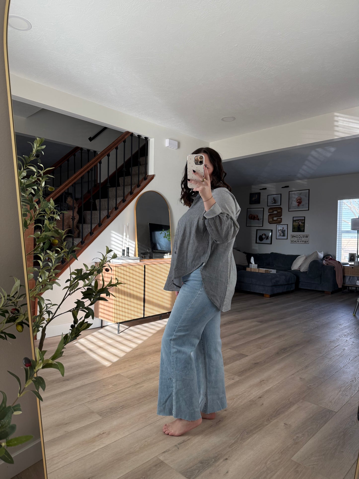 Marlowe button up top