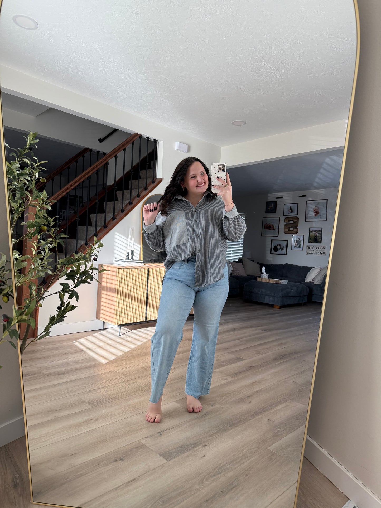 Marlowe button up top