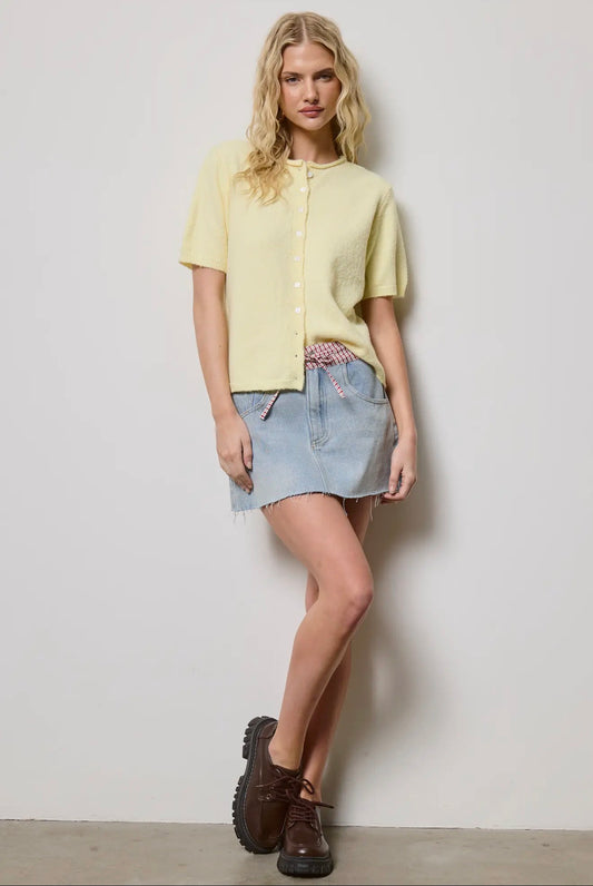 Briar short sleeve cardigan