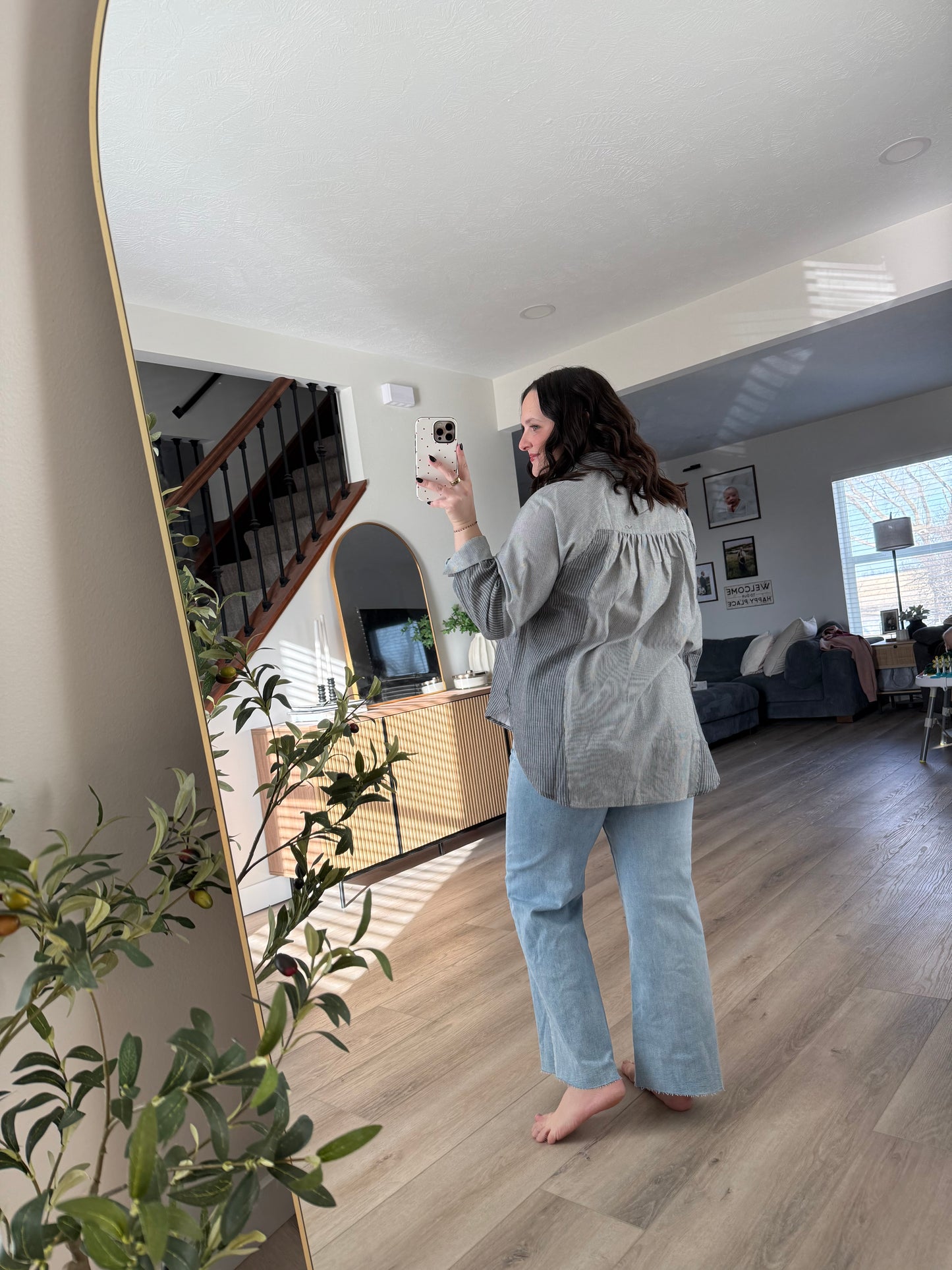 Marlowe button up top