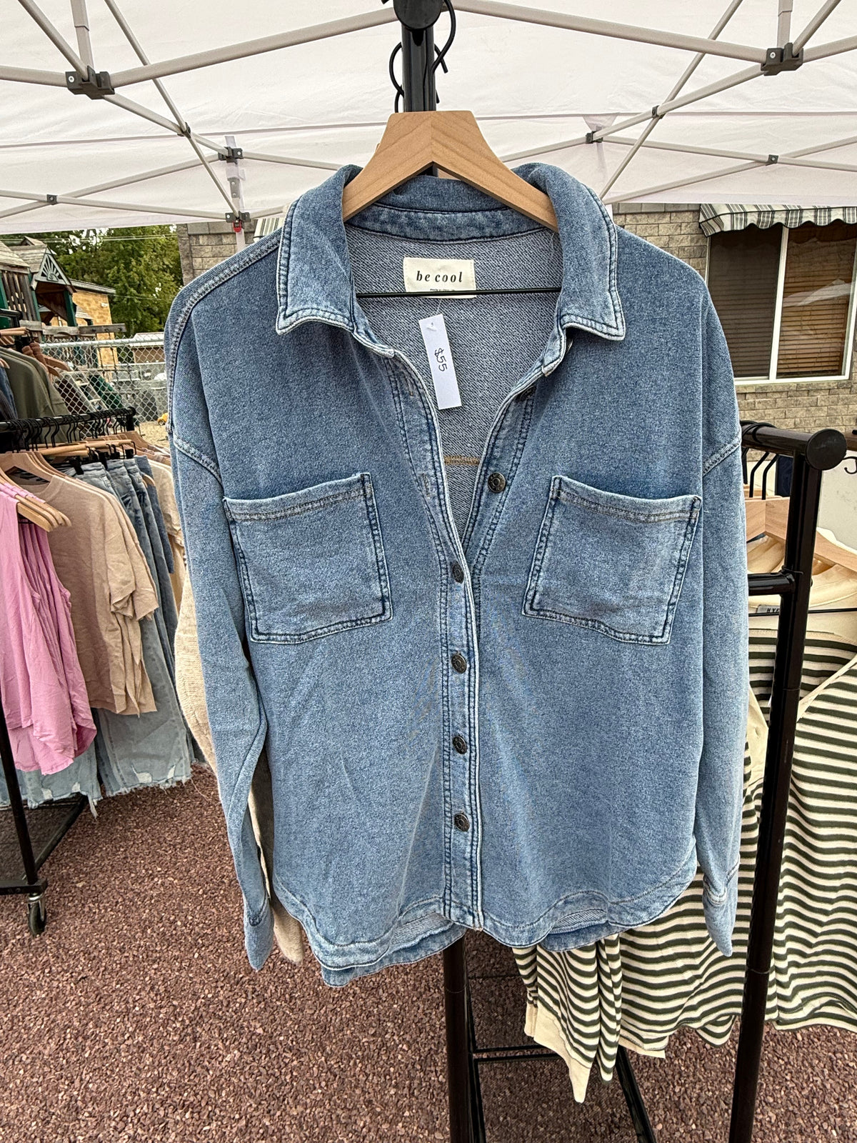 Airy Denim Jacket