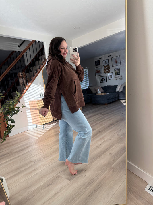 Side slit Sweatshirt