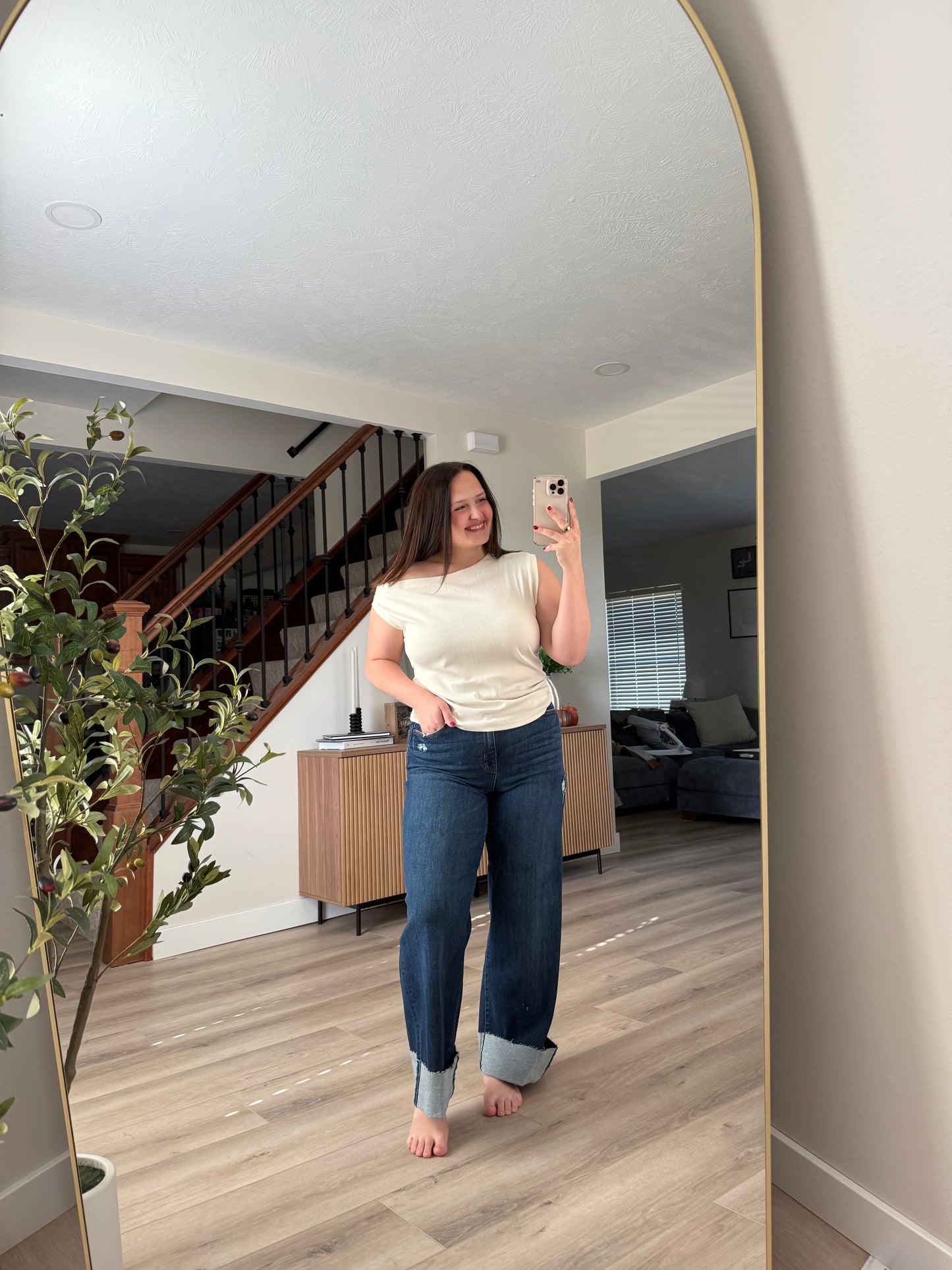 Clementine off the shoulder top