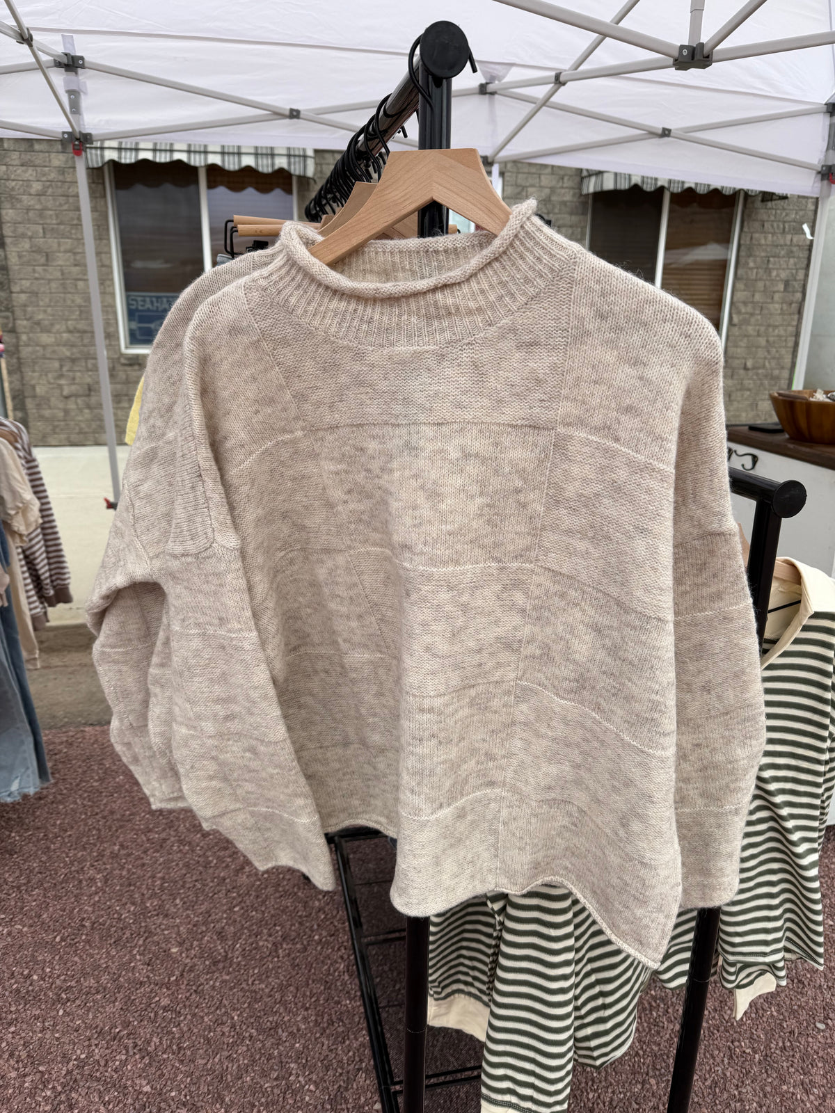 Hallie texture sweater