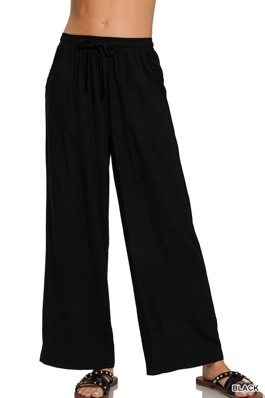 Ella linen pants