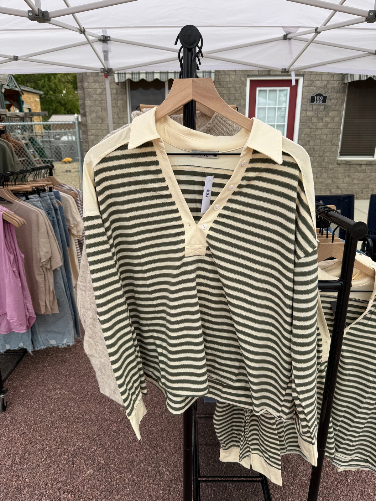 Striped Henley