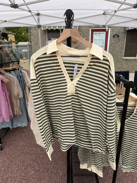Striped Henley