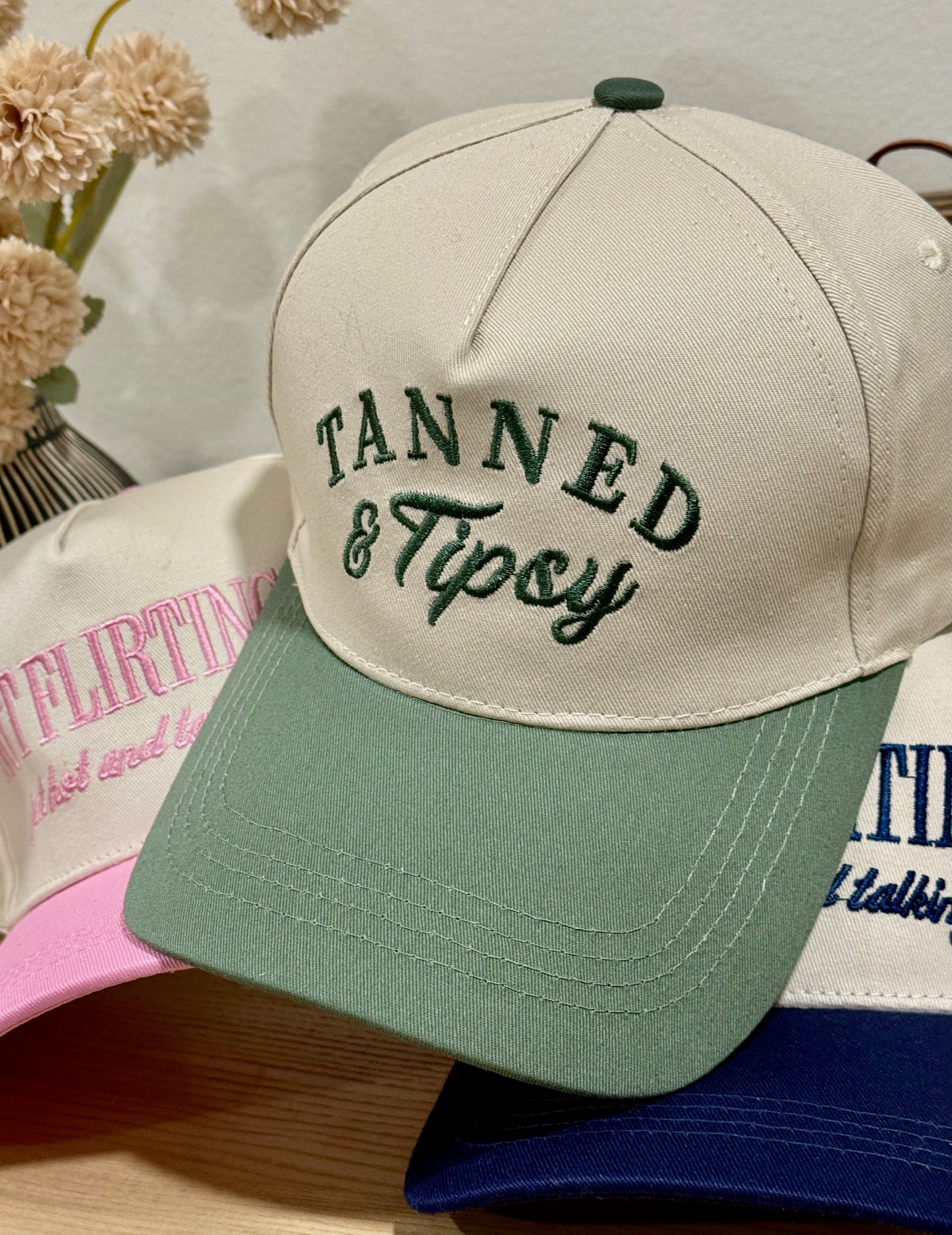 Tanned and tipsy cap