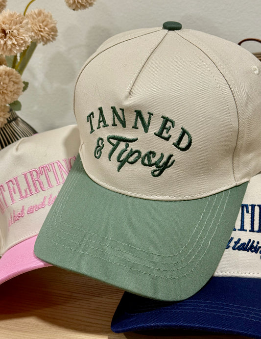 Tanned and tipsy cap