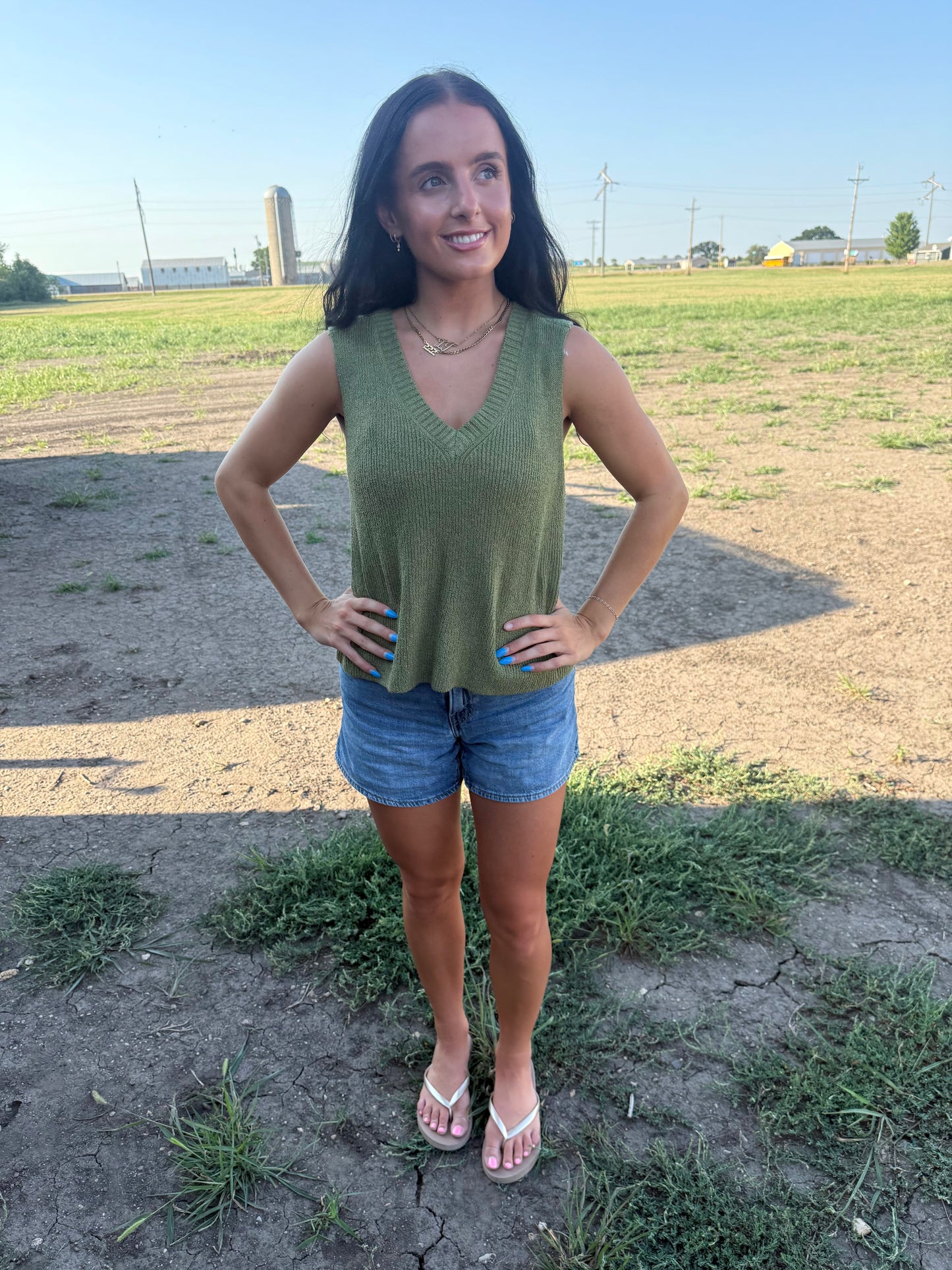 Knit tank