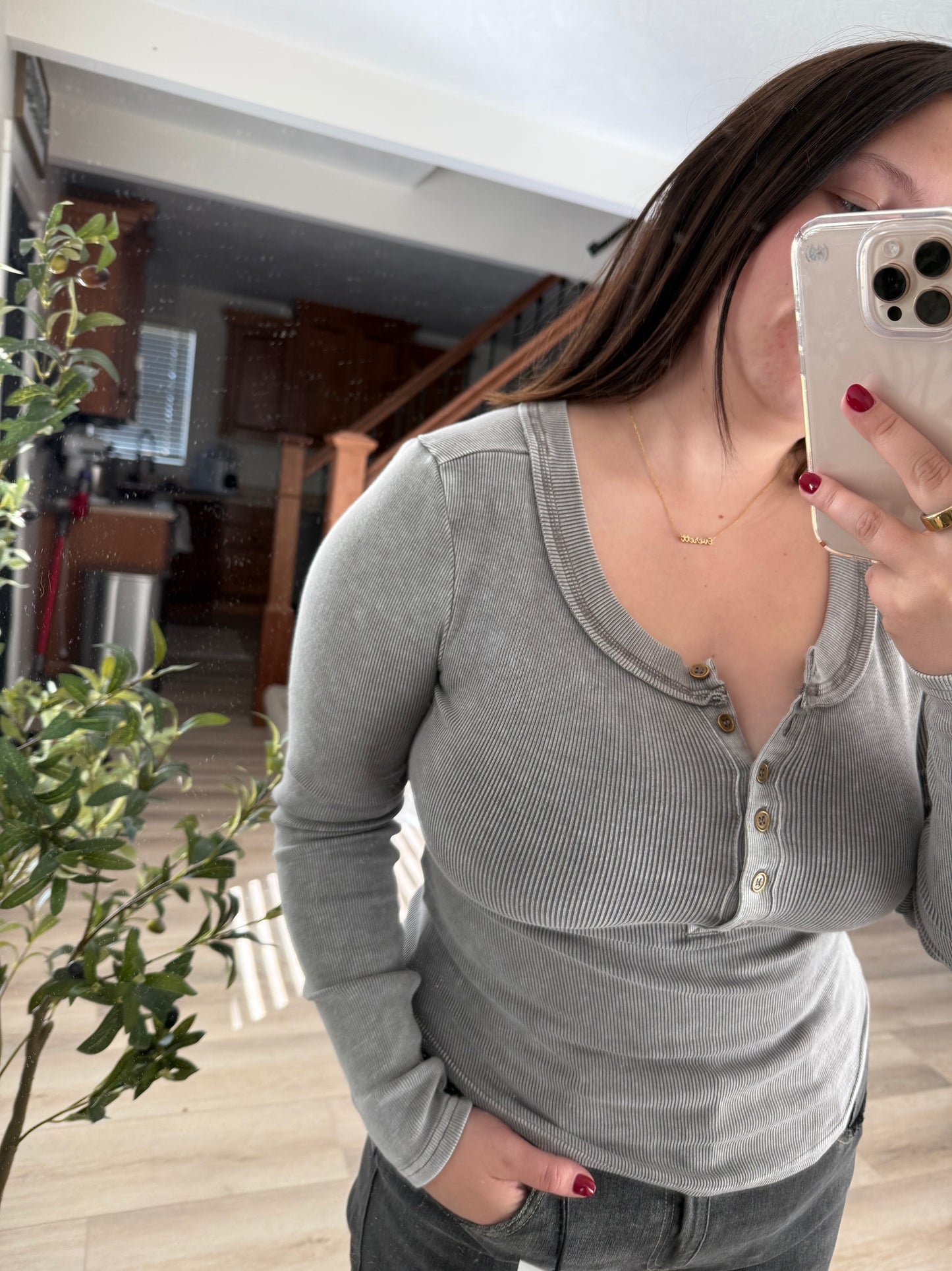 Luna Long Sleeve Henley