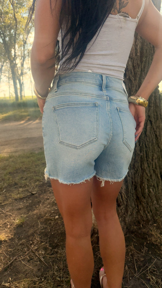 Elsie denim shorts