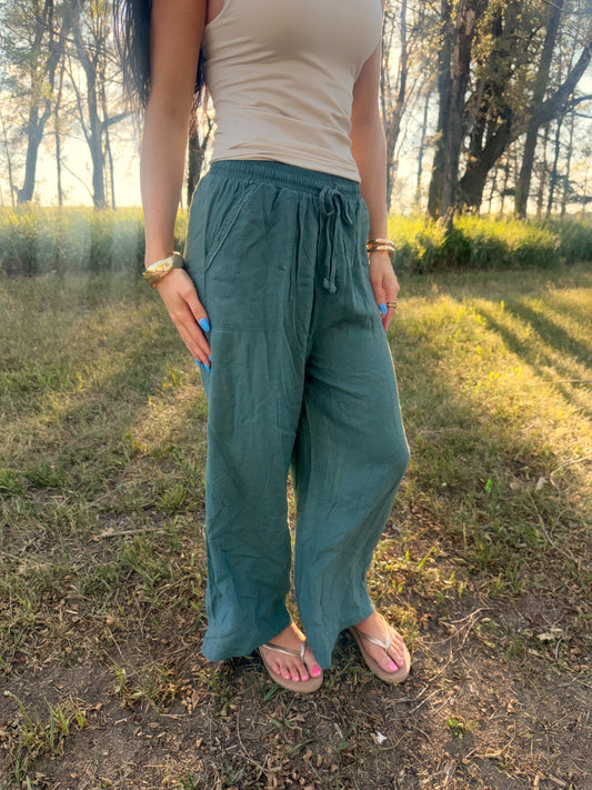 Ella linen pants